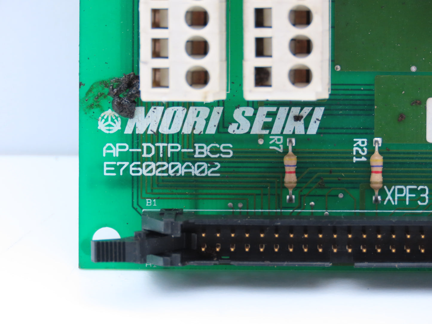 Mori Seiki E76020A02 Printed Circuit Board PCB Backplane Module AP-DTP-BCS