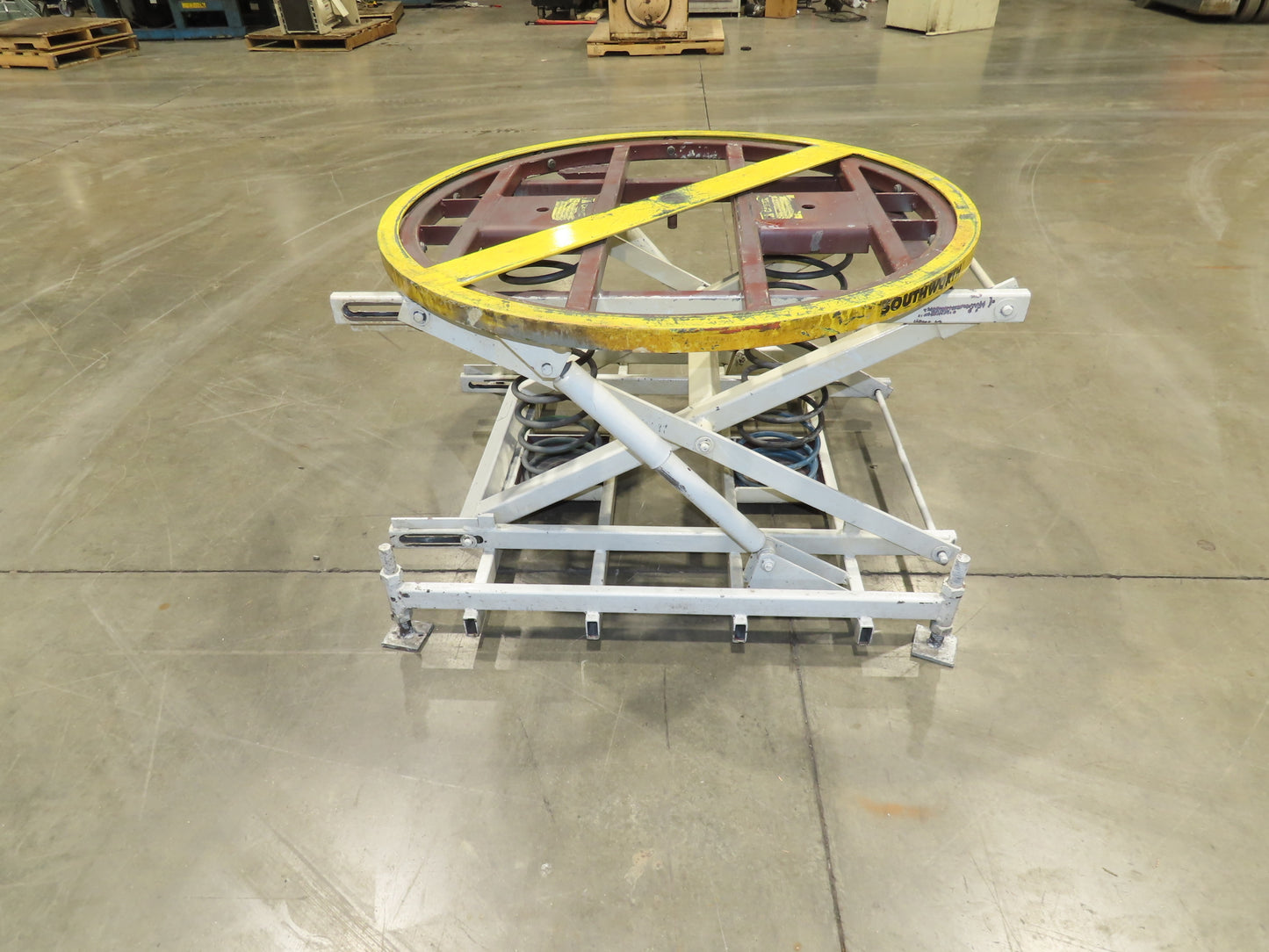 Southworth Pallet Pal 360 Positioner Rotator Spring Level Loader Turntable 43"