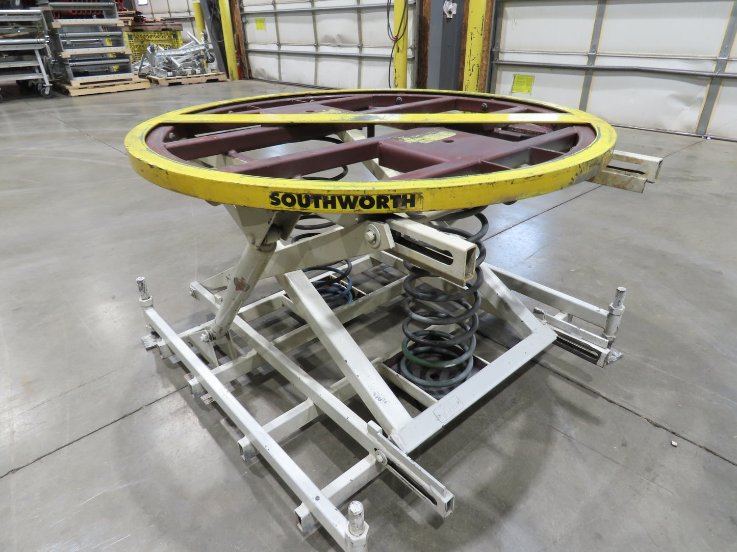 Southworth Pallet Pal 360 Positioner Rotator Spring Level Loader Turntable 43"