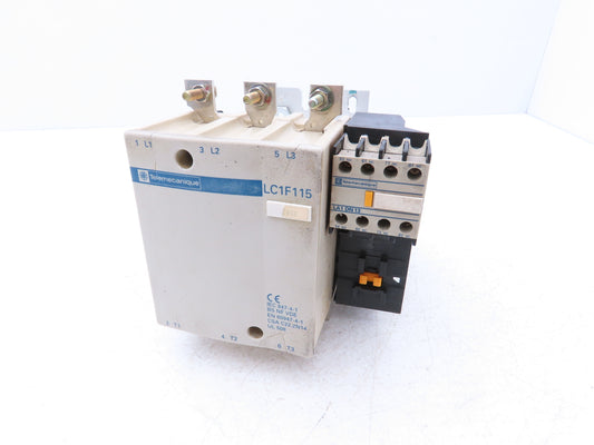 Telemecanique LC1F115 Motor Starter Contactor 80kW 250A 1000V 3 Pole 110V Coil