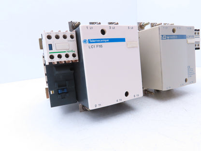 Telemecanique LC2F115 Motor Starter Reversing Contactor 80kW 1000V 110V Coil