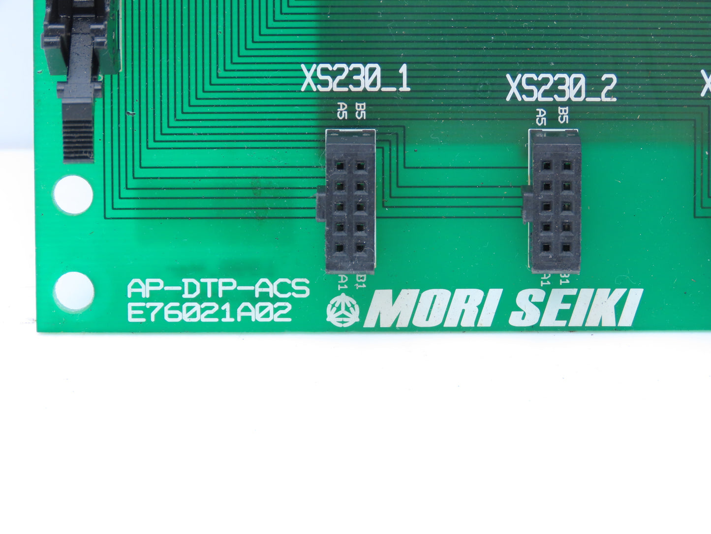 Mori Seiki E76021A02 Printed Circuit Board PCB Backplane Module AP-DTP-ACS