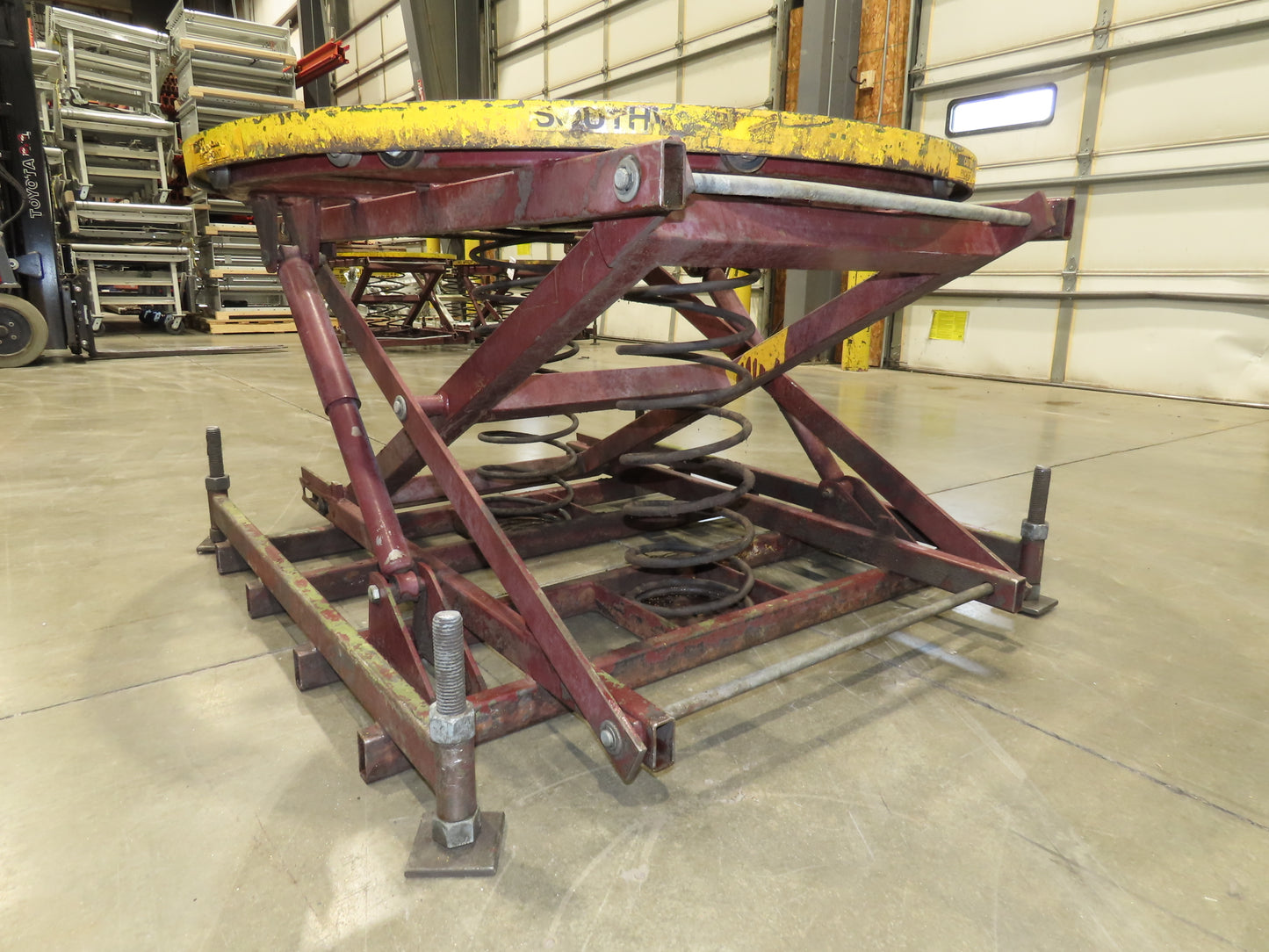 Southworth Pallet Pal 360 Positioner Rotator Spring Level Loader Turntable 43"