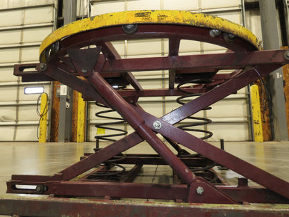 Southworth Pallet Pal 360 Positioner Rotator Spring Level Loader Turntable 43"