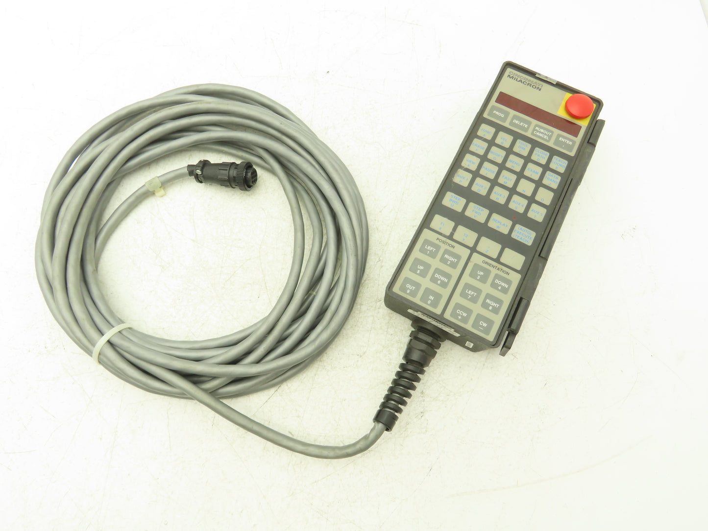 Cincinnati Milacron 3-424-1993A CNC HMI Teach Pendant Operator Control 20' Cord