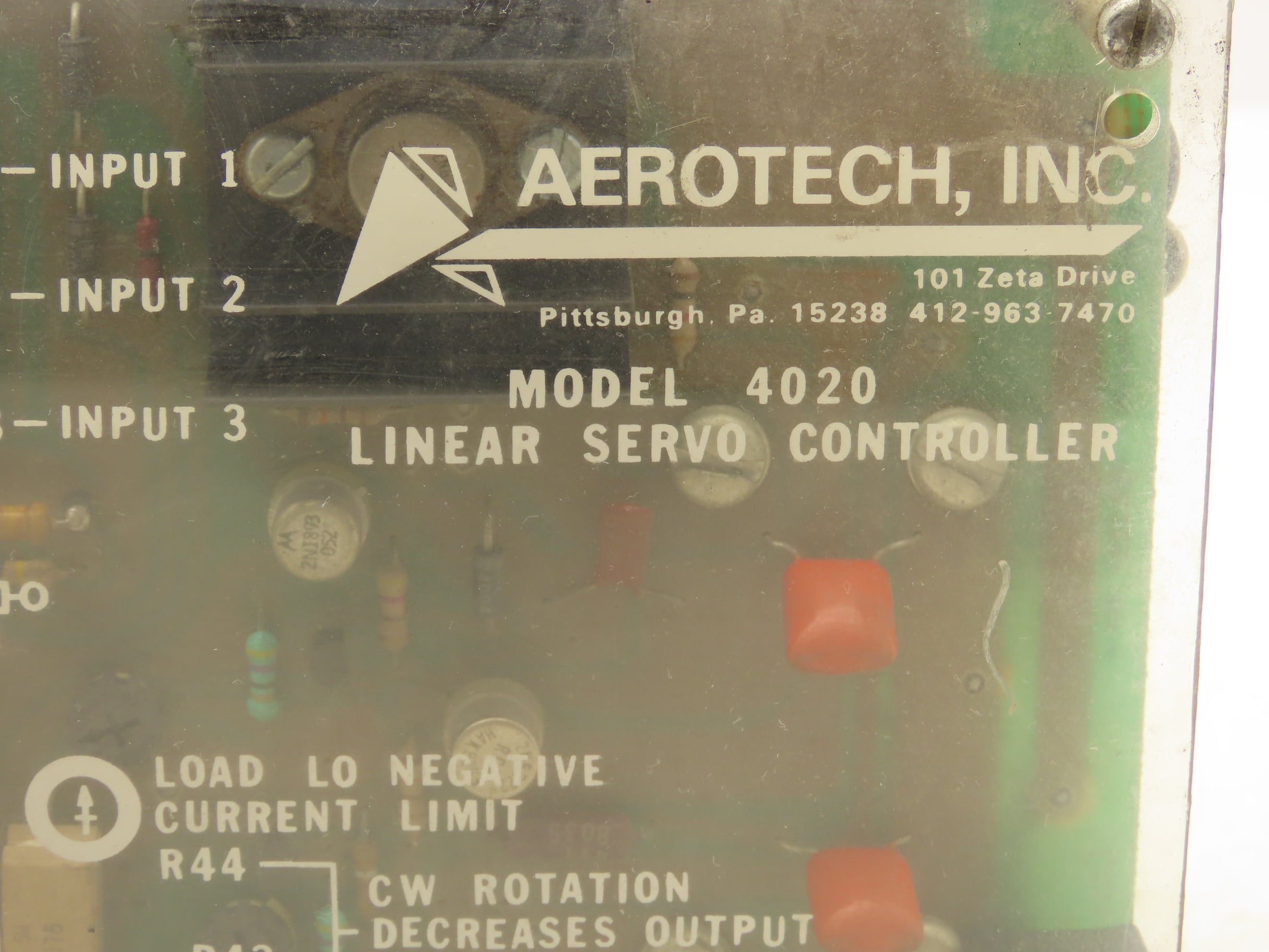 Aerotech 4020 Linear Servo Amplifier Drive Controller 320V – ARROW ...