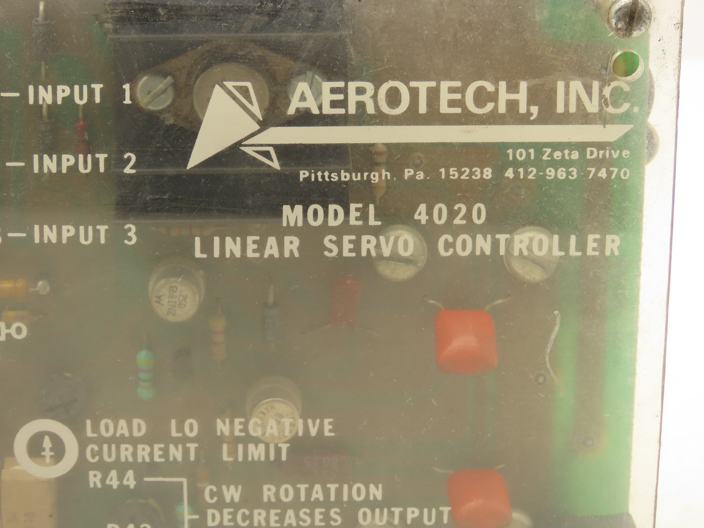 Aerotech 4020 Linear Servo Amplifier Drive Controller 320V