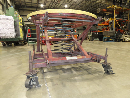 Southworth Pallet Pal Positioner Rotary Spring Level Loader Turntable on Casters