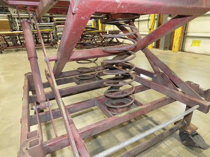 Southworth Pallet Positioner Rotary Spring Level Loader Turntable 38"H Casters-