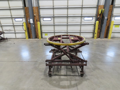 Southworth Pallet Positioner Rotary Spring Level Loader Turntable 38"H Casters-