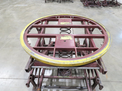 Southworth Pallet Positioner Rotary Spring Level Loader Turntable 38"H Casters-