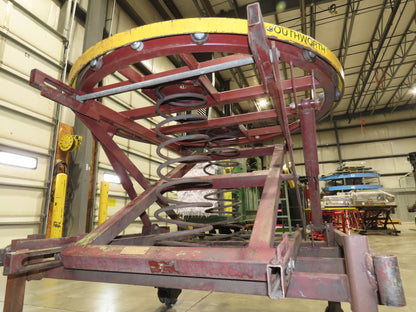 Southworth Pallet Positioner Rotary Spring Level Loader Turntable 38"H Casters-