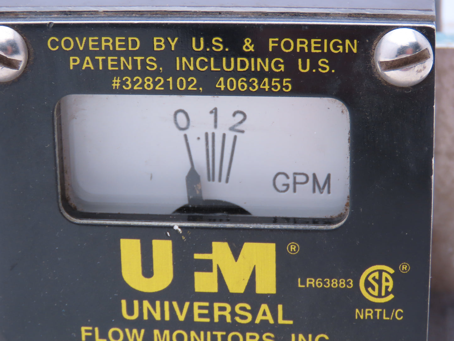 UFM F02GM-3-250V.9-M3WR-PC5-.2D Universal Flow Meter Type 4 Monitor 3/8" NPT