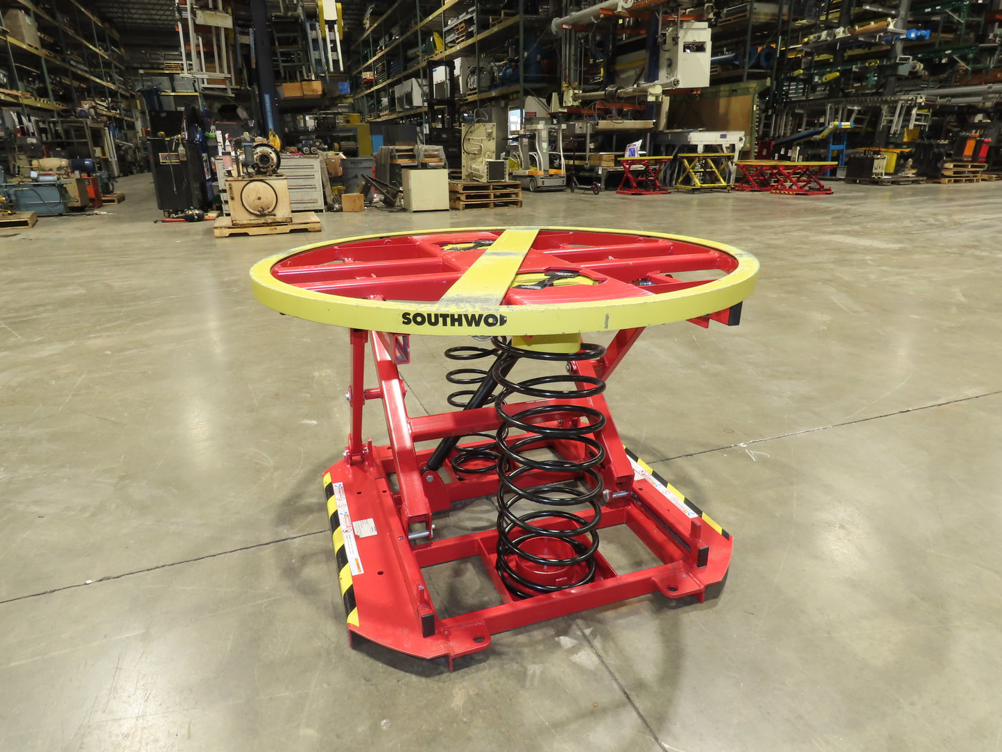 Southworth CPQ Pallet Pal Positioner Spring Level Loader Turntable 4500Lb 28"H