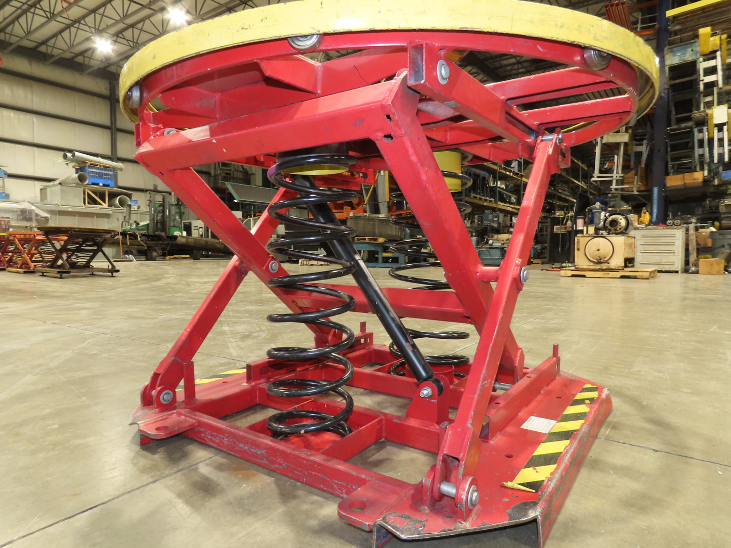 Southworth 4ZC16 Pallet Pal Positioner Spring Level Loader Turntable 4500Lb 28"H