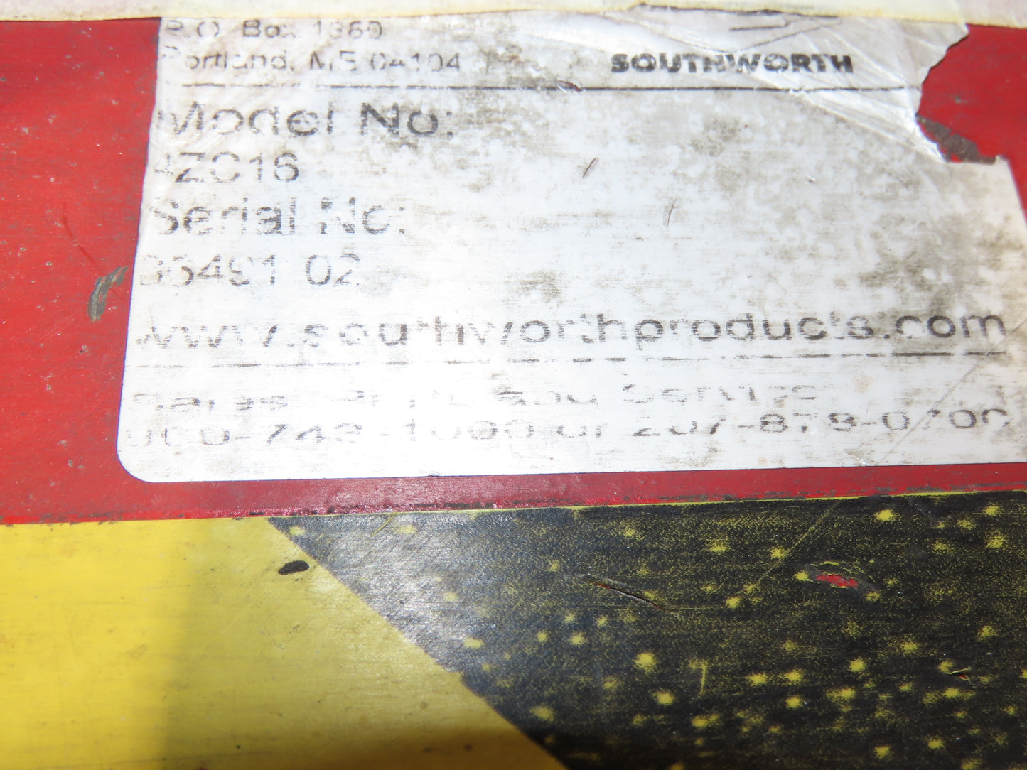 Southworth 4ZC16 Pallet Pal Positioner Spring Level Loader Turntable 4500Lb 28"H