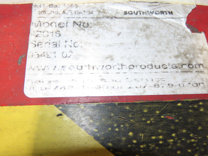 Southworth 4ZC16 Pallet Pal Positioner Spring Level Loader Turntable 4500Lb 28"H