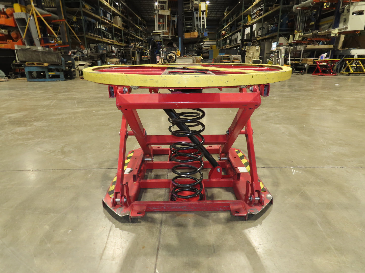 Southworth 4ZC16 Pallet Pal Positioner Spring Level Loader Turntable 4500Lb 28"H