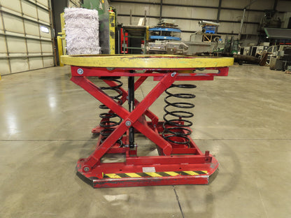 Southworth 4ZC16 Pallet Pal Positioner Spring Level Loader Turntable 4500Lb 28"H