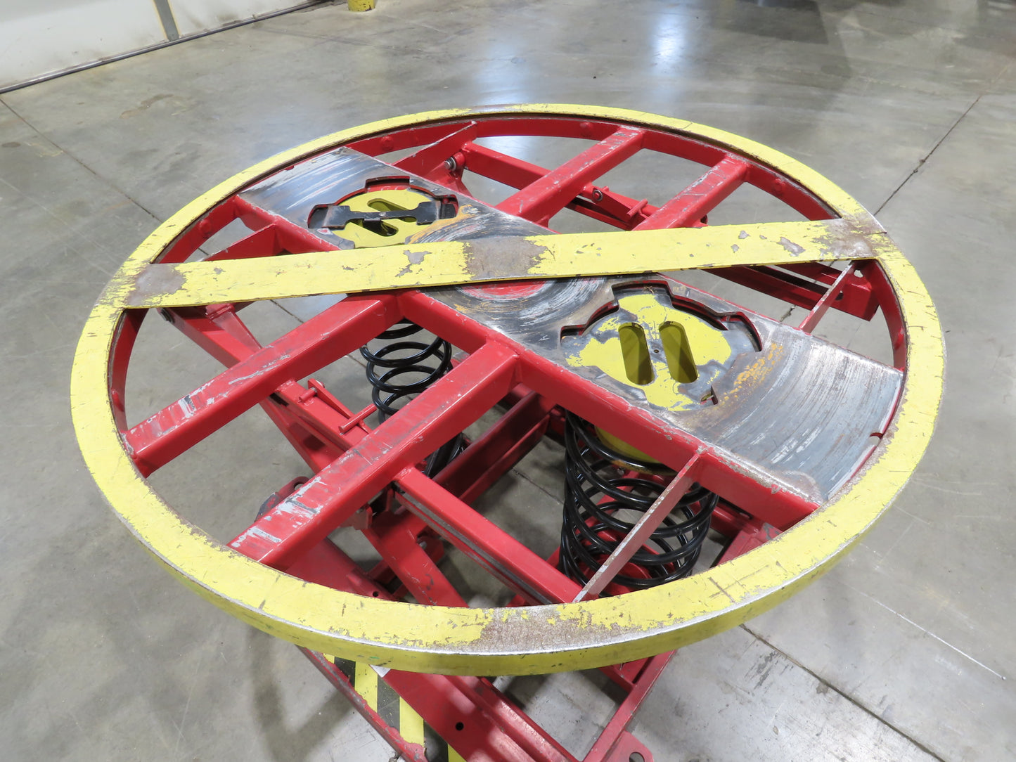 Southworth 4ZC16 Pallet Pal Positioner Spring Level Loader Turntable 4500Lb 28"H