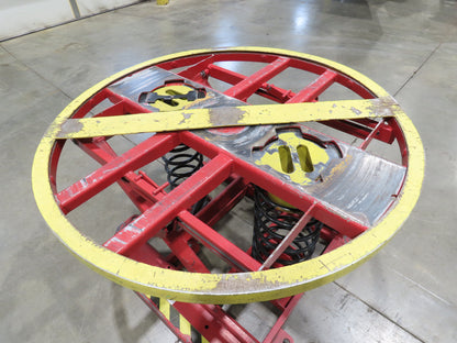 Southworth 4ZC16 Pallet Pal Positioner Spring Level Loader Turntable 4500Lb 28"H