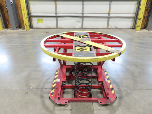 Southworth 4ZC16 Pallet Pal Positioner Spring Level Loader Turntable 4500Lb 28"H