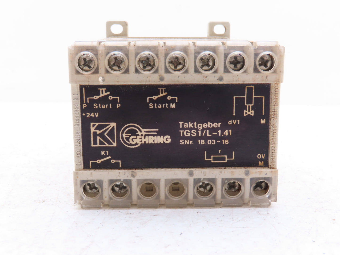 Klaschka D 7533 Timer Relay/Delay Switch24 VDC 7VA