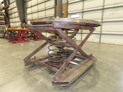 Southworth Pallet Pal Positioner Rotary Spring Level Loader Turntable 30"H