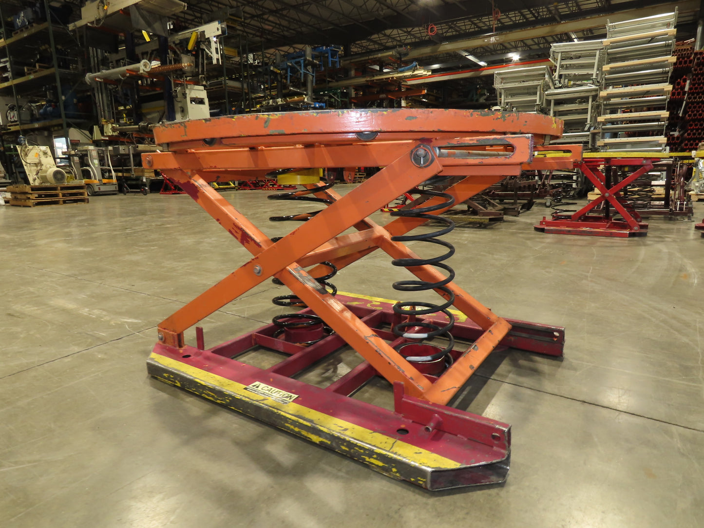 Southworth Pallet Pal Positioner Rotary Spring Level Loader Turntable 28"H