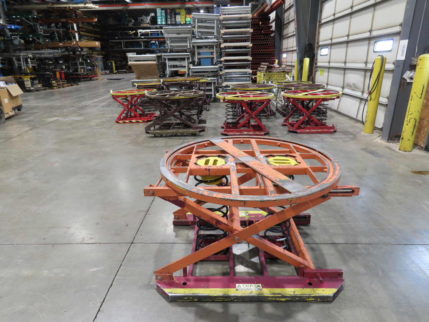 Southworth Pallet Pal Positioner Rotary Spring Level Loader Turntable 28"H