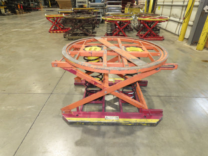 Southworth Pallet Pal Positioner Rotary Spring Level Loader Turntable 28"H