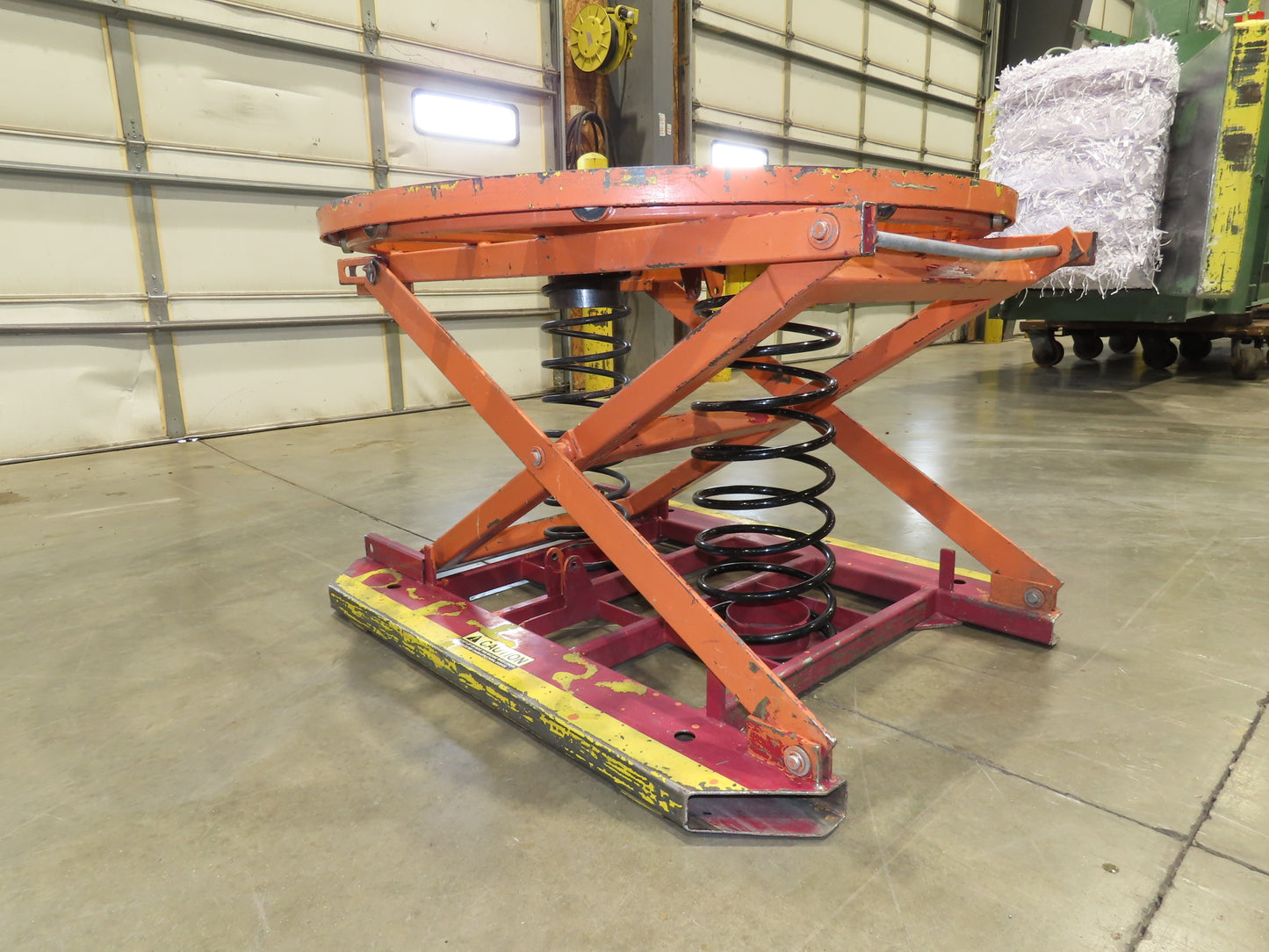 Southworth Pallet Pal Positioner Rotary Spring Level Loader Turntable 28"H