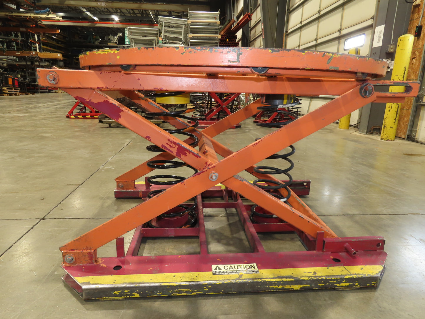 Southworth Pallet Pal Positioner Rotary Spring Level Loader Turntable 28"H