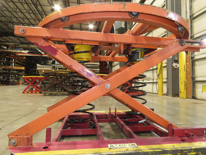 Southworth Pallet Pal Positioner Rotary Spring Level Loader Turntable 28"H