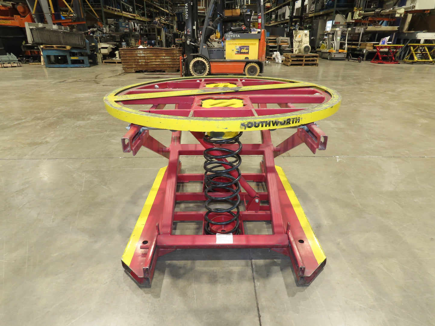 Southworth Pallet Pal 2 Positioner Rotary Spring Level Loader Turntable 4500Lb