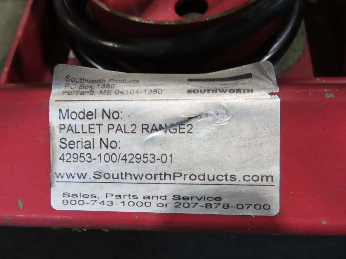 Southworth Pallet Pal 2 Positioner Rotary Spring Level Loader Turntable 4500Lb