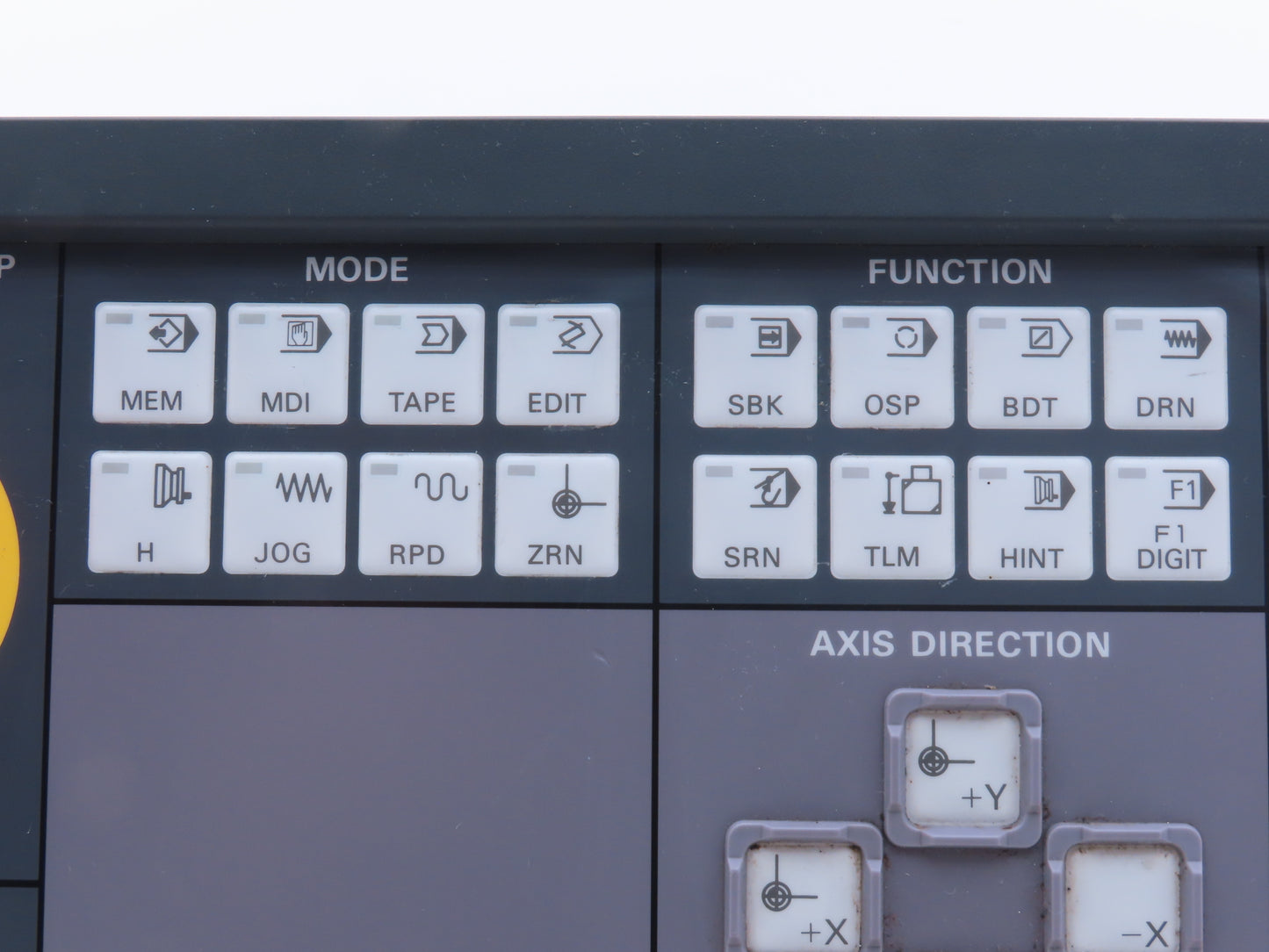 Mori Seiki SH-630 HMI Operator Push Button Control Panel Unit E54017B01 READ