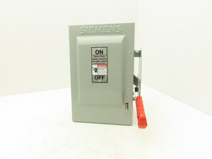 Siemens HNF361 Heavy Duty Safety Disconnect Switch 3P 30A 600VAC 250VDC