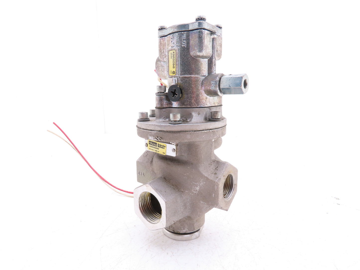 Parker N3556304549/K065303549 Pneumatic Solenoid Pilot Control Valve 24VDC 3/4"
