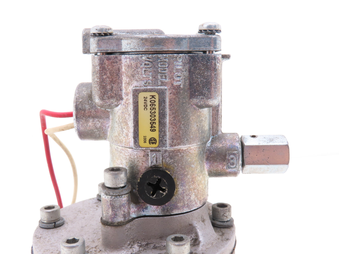 Parker N3556304549/K065303549 Pneumatic Solenoid Pilot Control Valve 24VDC 3/4"