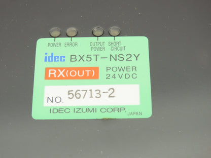Idec BX5T-NS2Y Servo Power Supply 24VDC 10-Cable Terminal Breakout Box Module