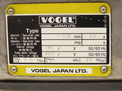Vogel 0AM-4 Lubrication Oil Gear Pump  0.5 L/min 1.5 Gal Tank