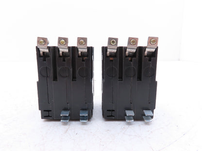 Square D QOB340 Bolt On Circuit Breaker 3 Pole 40A 240V Square Screws Lot of 2