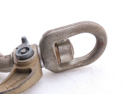 Crosby Bullard 1050265 Closed Swivel Bail 3.6 Ton Golden Gate Latch Hook 1.39"