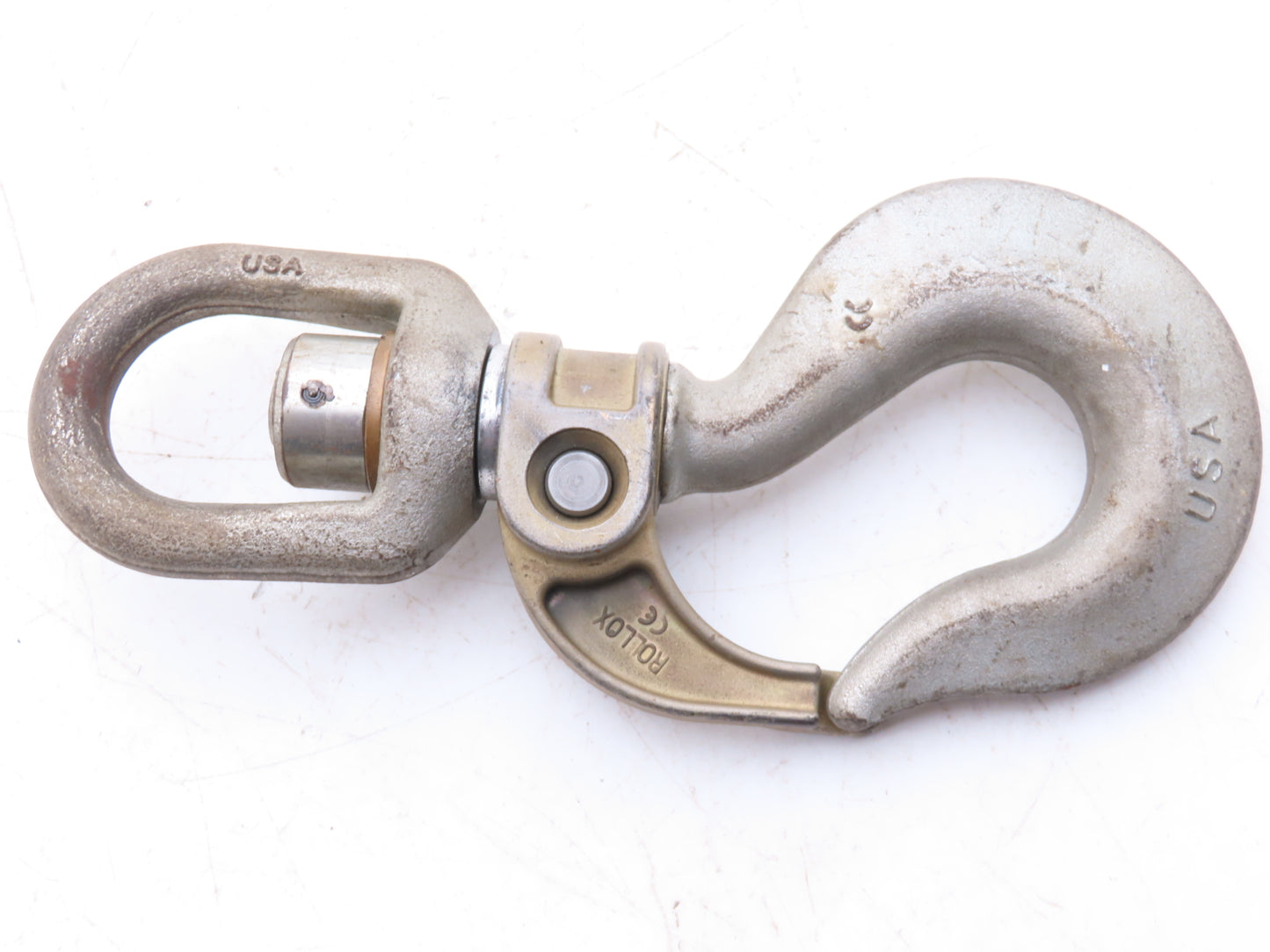 Crosby Bullard 1050265 Closed Swivel Bail 3.6 Ton Golden Gate Latch Hook 1.39"