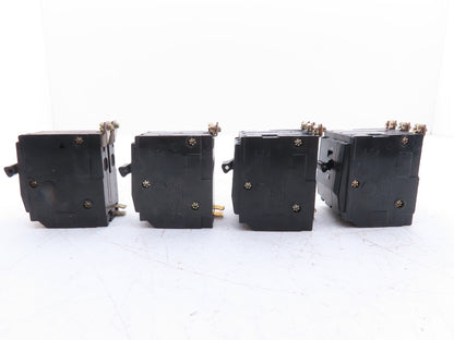 Square D QOB340 Bolt On Circuit Breaker 2 & 3 Pole 20A 240V Mixed Lot of 4