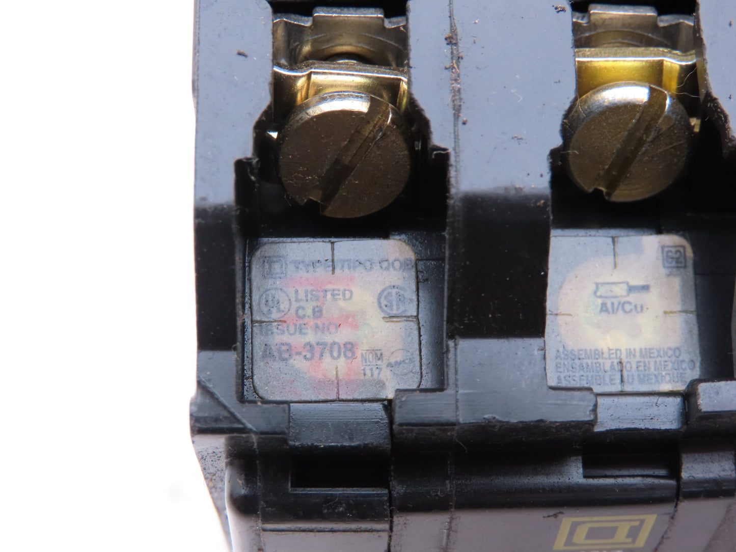 Square D QOB340 Bolt On Circuit Breaker 2 & 3 Pole 20A 240V Mixed Lot of 4