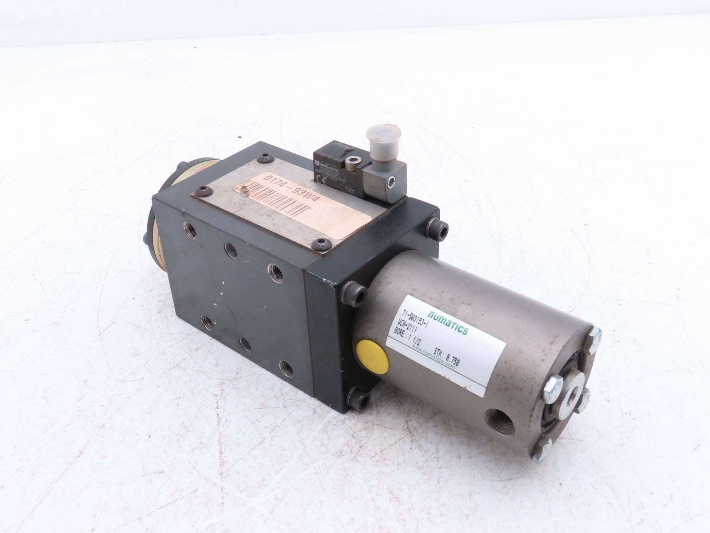 Welker Bearing Co T1300ABDEA025KA Pneumatic Pin Clamp W/Numatics WCN-2111