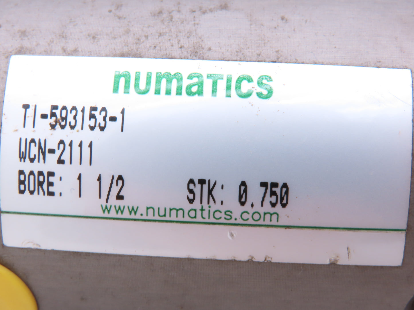 Welker Bearing Co T1300ABDEA025KA Pneumatic Pin Clamp W/Numatics WCN-2111