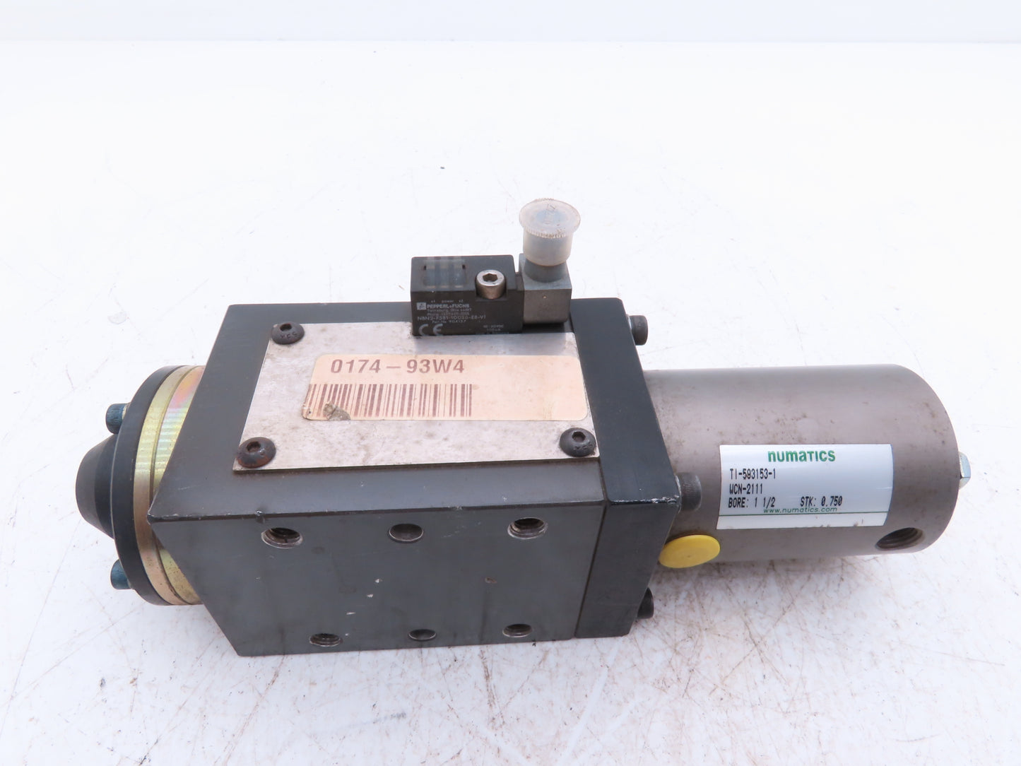 Welker Bearing Co T1300ABDEA025KA Pneumatic Pin Clamp W/Numatics WCN-2111